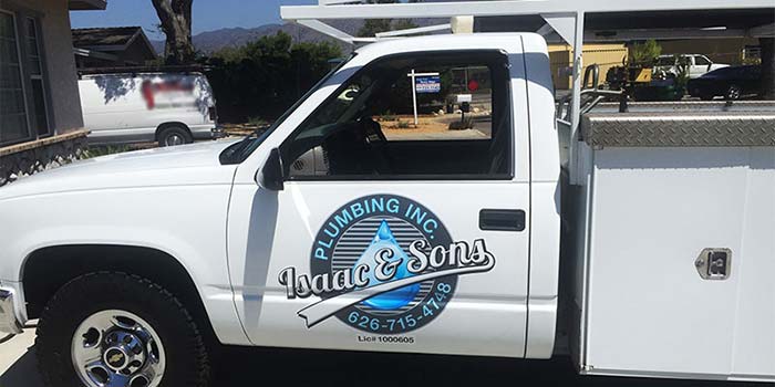 Customer with emergency clogged drains near Glendora CA call Isaac & Sons Plumbing.