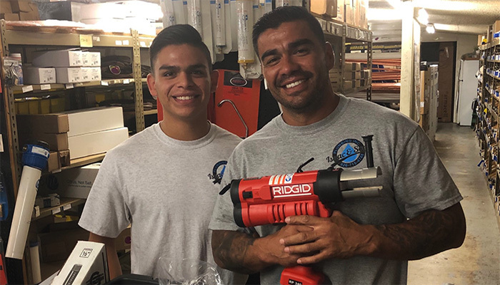 Isaac & Sons Plumbing provided emergency plumbing services near Azusa, California.