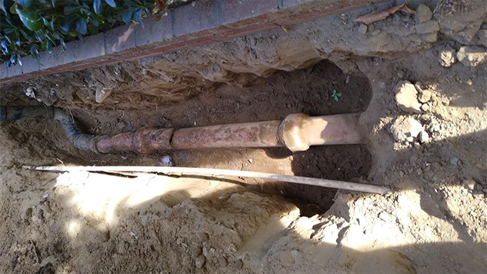 Top Upland sewer line repair services provided by Isaac & Sons Plumbing.
